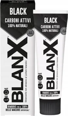 Image de Dentifrice blanchissant BlanX Black Carboni, 75 ml