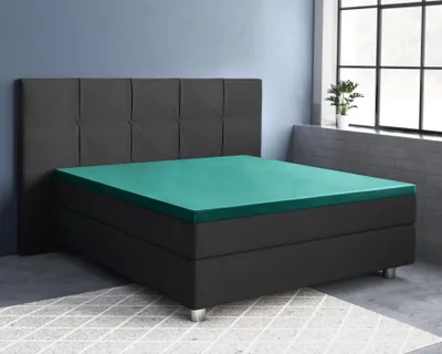 Immagine prodotto di Primaviera Deluxe Topper Satijn - Lenzuolo teso Donker Verde 90 x 220 cm