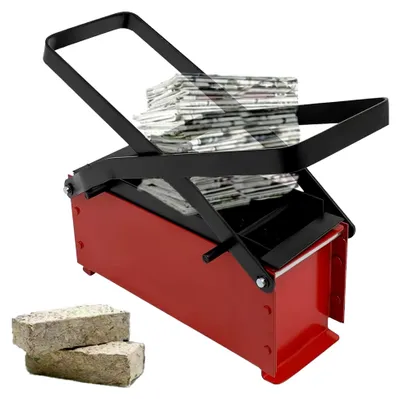 Produktbild von Brikettpresse für Papierabfälle, manuelle Ziegelpresse für den Haushalt