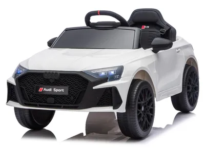 Produktbild von Audi RS3 - Kinder Elektroauto - 12V - mit Fernbedienung - Weiss