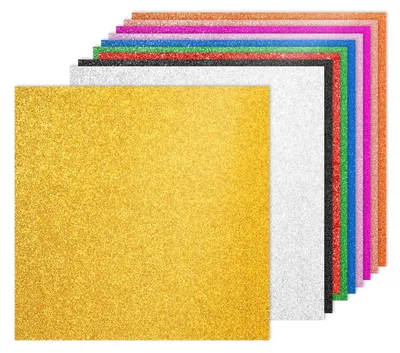 Immagine prodotto di 40 fogli di cartoncino colorato con paillettes