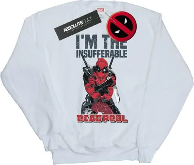 Immagine prodotto di Marvel - Felpa da uomo "I'm The Insufferable" BI21258 (3XL) (bianca)