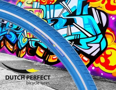 Produktbild von Dutch Perfect Reifen SRI-27 28x1.60" 40-622 blau Reflex Draht