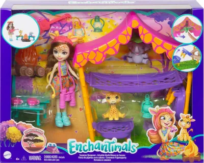 Obrázek produktu pro Enchantimals set - Kempování v savaně + příslušenství - (K134497)