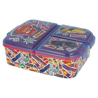 Produktbild von Stor 51520 - Disney Cars Nálepky - Obedový box / 3-komorový obedový box