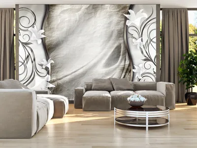 Immagine prodotto di Carta da parati in tessuto non tessuto, motivo floreale, ornamentale, astratto, 400x280 cm – Carta da parati moderna, ideale per camere da letto, decorazione murale, corridoi, uffici, modello a-A-0063-a-b