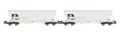 Produktbild von Rivarossi 2-tlg. Set 4-achs. Getreidesilowagen, Ep. VI ATIR-RAIL
