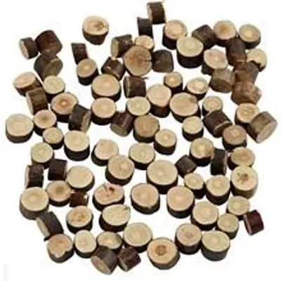 Produktbild von Creativ Company Holzmischung Dekoscheiben - DIY Bastelmaterial