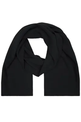 Produktbild von Extrabreiter Fleece Schal ohne Fransen black, Gr. one size