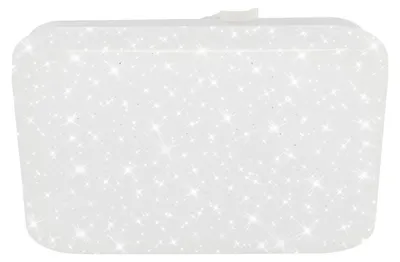 Zdjęcie produktu dla Lampa sufitowa LED gwieździste niebo 8 W biała metalowo-plastikowa kwadratowa Briloner