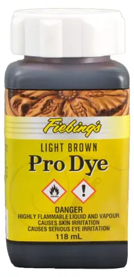 Produktbild von Fiebings Profi Lederfarbe auf Alkoholbasis Hellbraun 118ml