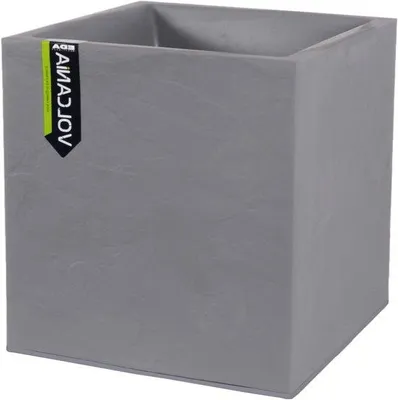 Obrázok produktu pre Geometrická dekorácia do záhrady s kamienkami, 40 cm – dekorácia s kamienkovým povrchom – dvojstenná – zóna regulujúca vlhkosť – 395 x 395 x 435 cm – sivé kamienky