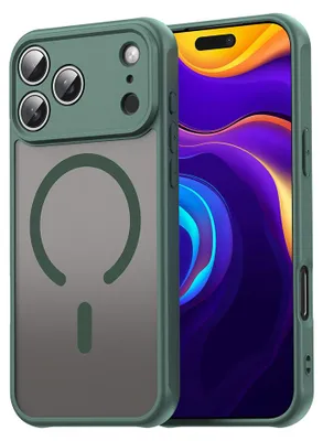 Obrázok produktu pre Techsuit - HaloFrost II MagSafe kryt na iPhone 17 Pro - zelený