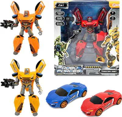 Produktbild von Toi-Toys Roboter Spielzeug Superauto mit Licht und Sound - Actionfigur
