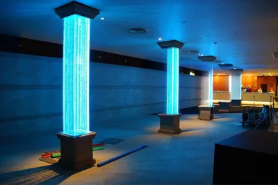 Produktbild von Designer 270cm Wassersäule xxl wasser säulen Bar Lokal Wasser Wand Water Wall