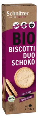 Produktbild von Schnitzer Biscotti Duo Schoko 130g