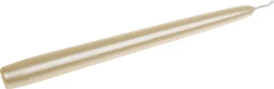 Produktbild von Spitzkerzen "Edelglanz" Champagner 240/24 mm, 12 Stück Steinhart Kerzen in RAL-Kerzen Güte Qualität