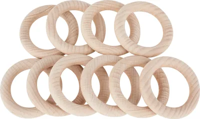 Produktbild von Holzringe Ø 56 mm, 10 Stück