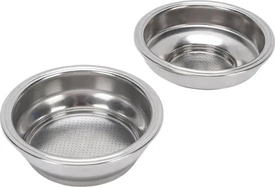 2Pcs 58mm Druckfilterkorb Edelstahl 18g Kapazität Druckkorb Kaffeefilter