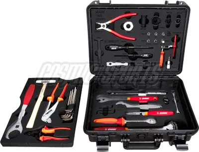 Produktbild von Unior 1600BMX BMX Werkzeugsatz im Koffer, red