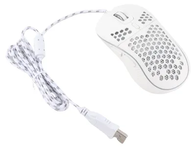 Image de Souris de jeu filaire avec rétroéclairage, 6 boutons programmables, 8000 DPI : souris de jeu RGB ergonomique pour les jeux sur ordinateur portable