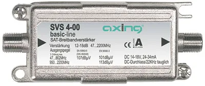 Immagine prodotto di AXING SVS 4-00 Amplificatore a banda larga 14-17 dB