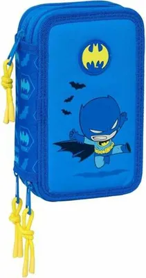 Immagine prodotto di Astuccio triplo Batman Blu 12,5 x 19,5 x 5,5 cm