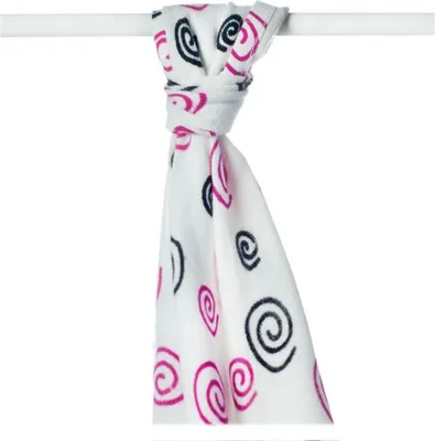 Immagine prodotto di XKKO BMB Asciugamano in bambù 90x100 Spirali magenta (1 pezzo)