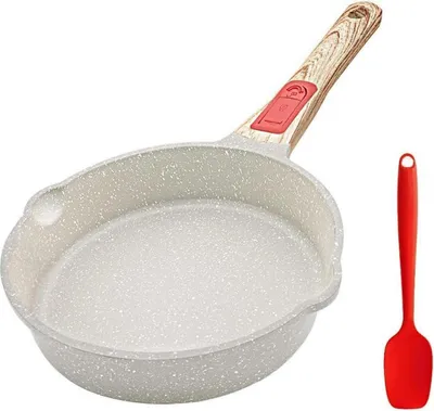 Image de Bobikuke poêle à frire 28 cm avec couvercle et poignée amovible - Antiadhésif, convient à tous les types de cuisinières