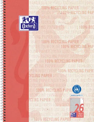 Immagine prodotto di OXFORD 400159367 OXFORD Collegeblock Recycling DIN A4 kariert Außenrand