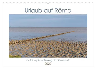 Immagine prodotto di Vacanze a Römö (calendario da parete 2027, formato DIN A2 orizzontale), calendario mensile CALVENDO