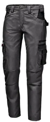Immagine prodotto di Pantaloni da lavoro Sir Safety HARRISON LIGHT da uomo, traspiranti, grigi con tasche porta attrezzi, taglia 50, grigio