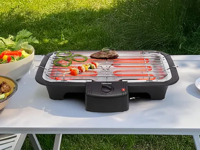 Produktbild von Tristar Elektrischer Tischgrill BQ-2813 38x22 cm 2000W Schwarz