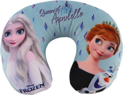 Produktbild von Tataway Frozen Ice Reisekissen – weiche und bequeme Nackenstütze mit Disney Frozen-Design, perfekt für Kinder im Auto oder Flugzeug