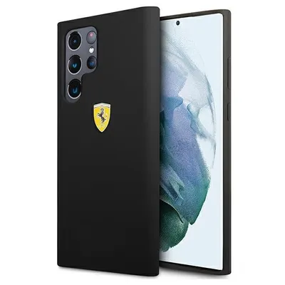 Obrázok produktu pre Etui Ferrari On Track Silicone Na Samsung Galaxy S22 Ultra - Čierne