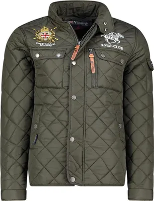 Immagine prodotto di Giacca trapuntata Geographical Norway Uomo Verde WY4492H/GN-KAKI Taglia XL