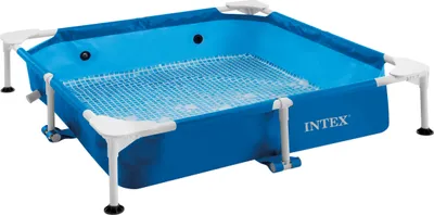 Produktbild von INTEX 48402GN - Hundepool Set (152x152x30,5cm) inkl. Filterpumpe Haustierpool