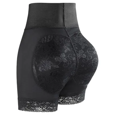 Produktbild von Damen Butt Lifter Höschen, Bauchweg Miederhose, Shapewear Po Push Up Unterhose, Schwarz, M