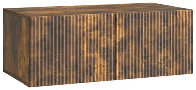 Immagine prodotto di Mobile TV in legno effetto noce, design moderno, dimensioni 78,5 x 41 x 30 cm