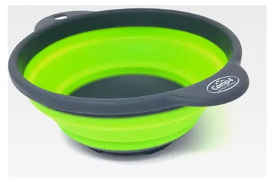 Produktbild von Faltbare Silikonschüssel Ø20cm grau/Lime