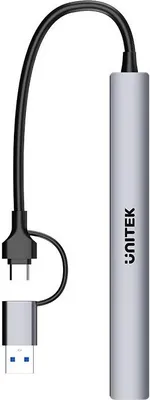 Productafbeelding van Unitek H1209AGY01 USB-A 5Gbps 7-in-1 USB-hub