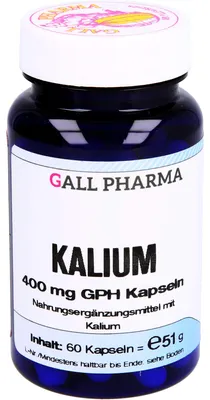 Produktbild von Kalium 400mg GPH Kapseln, 60 St KAP