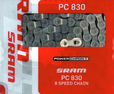 Produktbild von SRAM PC 830 Kette 8 fach 3/32 Fahrradkette 8 Speed Kettenschaltung