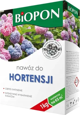 Zdjęcie produktu dla Biopon Nawóz Do Hortensji 1Kg - Obfite Kwitnienie, Intensywny Kolor