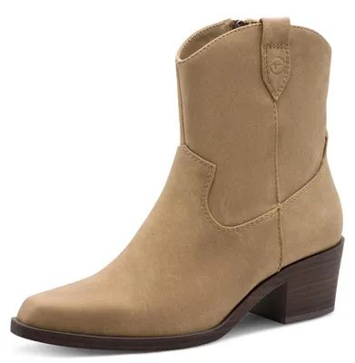 Immagine prodotto di Stivaletti con tacco da donna Tamaris, color marrone, taglia 40