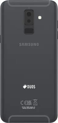 Obrázek produktu pro Samsung, originální kryt baterie Galaxy A6 Plus s lepicí fólií, černý
