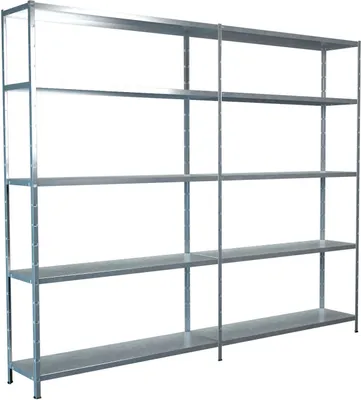 Produktbild von Steck-Grund-/ u 1 Anbauregal, 10 Böden, 2000x2400x350, verz.