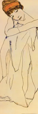Obrázek produktu pro Egon Schiele art print obraz - Tanečnice, 1913 (91 x 30 cm)