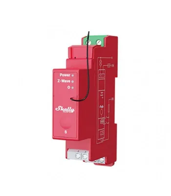 Imagen del producto de Qubino Pro 1PM, tecnología Z-Wave (rojo)