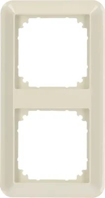 Produktbild von Merten Abdeckrahmen 2-fach Atelier-M, weiß, 388244